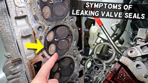 leak down testing valve seals|leaky valve seals.